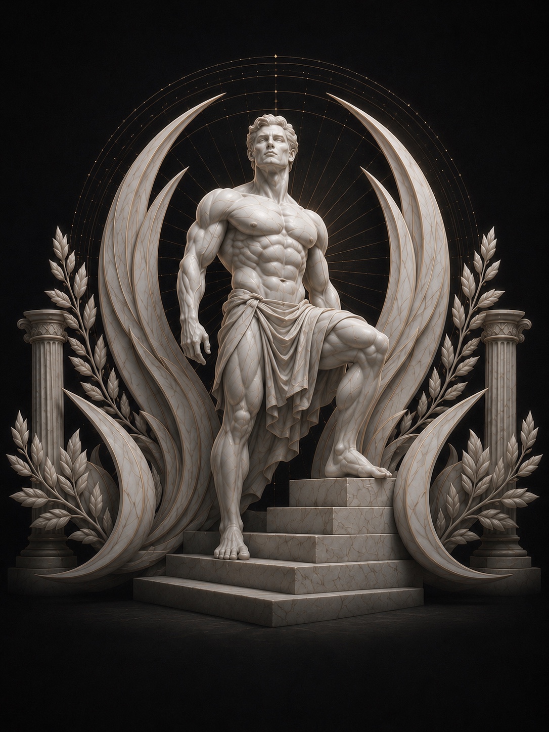 Intermediate strength and muscle visual
